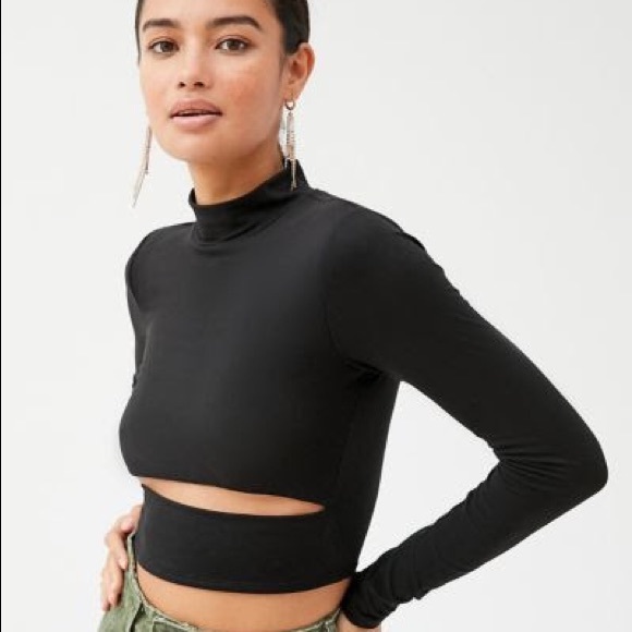 Urban Outfitters Tops - Urban Outfitters | Maxine Mock Neck Top - Small